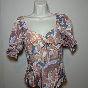 Nine West Women's Floral Jeans - Multicolor